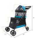 Load image into Gallery viewer, Double Decker Pet Stroller
